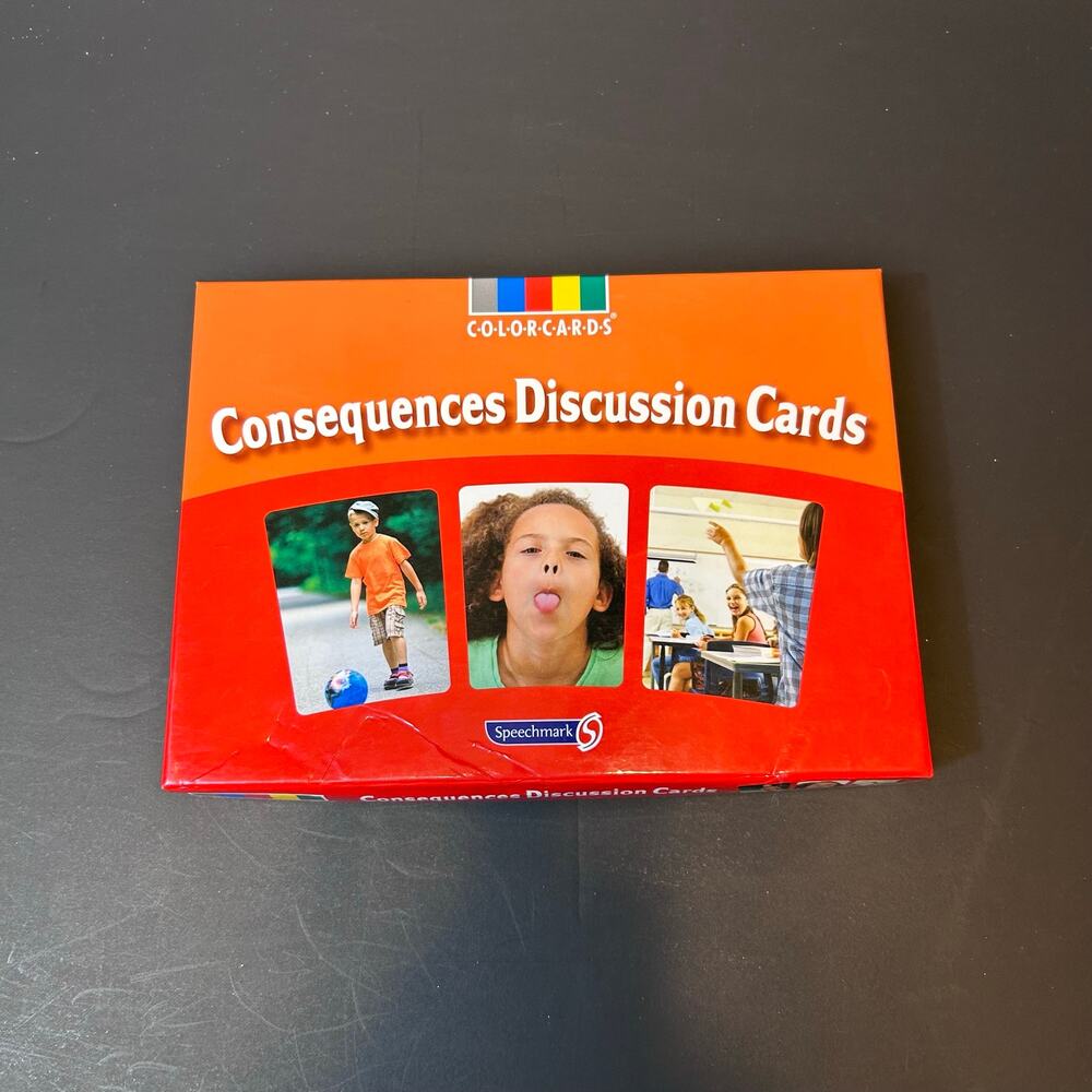 Consequences Discussion Cards Speechmark Homeschool Thinking Communication